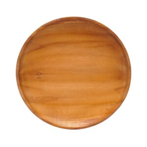 Teak Wood Serving Plate - Brown